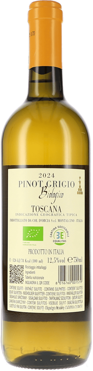 Col d'Orcia Pinot Grigio Toscana 2024 750ml Foto 2