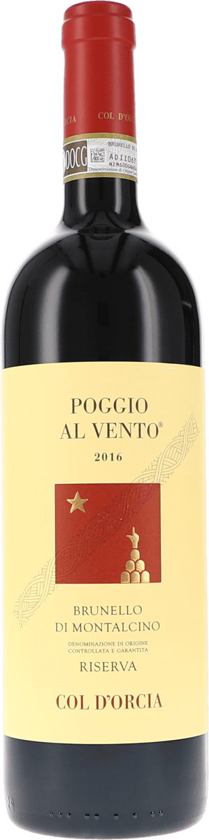 Col d’Orcia | Toskana | Poggio al Vento, Brunello di Montalcino Riserva DOCG | 2016 | 750ml | bio
