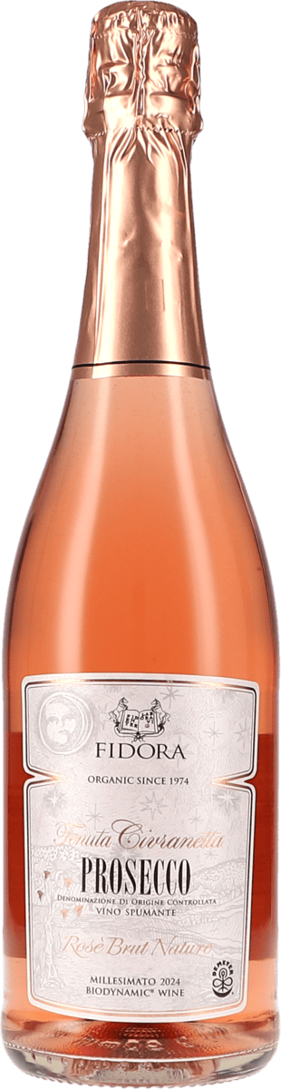 Fidora | Veneto | Civranetta Prosecco DOC Spumante Rosè Brut Nature | 2024 | 750ml | bio