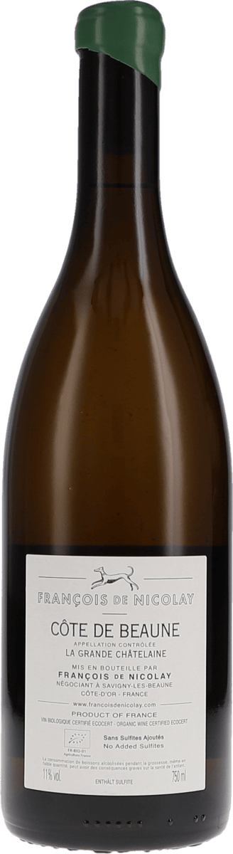 François de Nicolay Côtes de Beaune "La Grande Chatelaine" blanc 2021, 750ml Foto 2