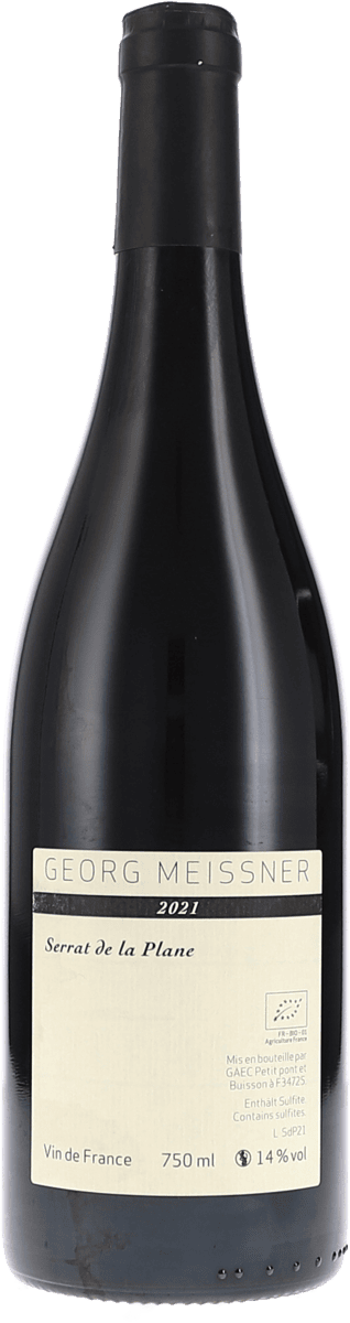 Georg Meissner | Roussillon | Serrat de la Plane VdF | 2021 | 750ml | bio