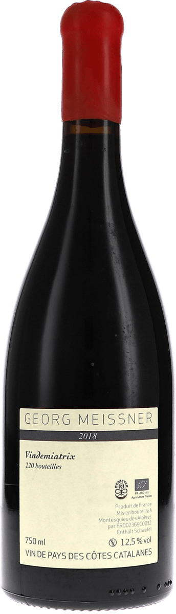 Georg Meissner | Roussillon | Vindemiatrix, Côtes des Catalanes | 2018 | 750ml | bio