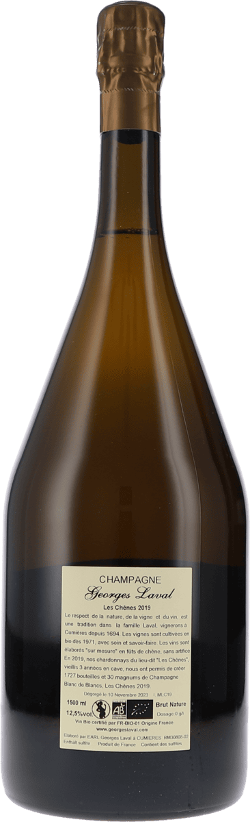 Georges Laval Les Chênes Cumières Premier Cru Brut Nature 2019 1500ml Foto 2