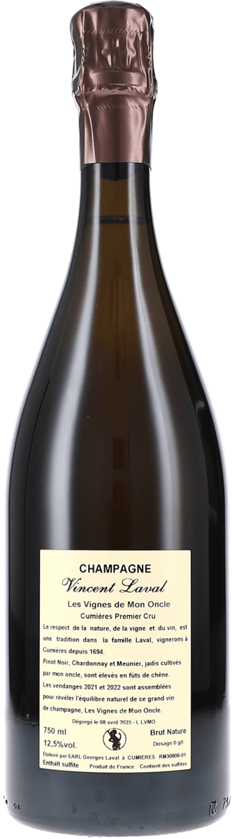Georges Laval Les Vignes de Mon Oncle Cumières Premier Cru V21/22 750ml Foto 2