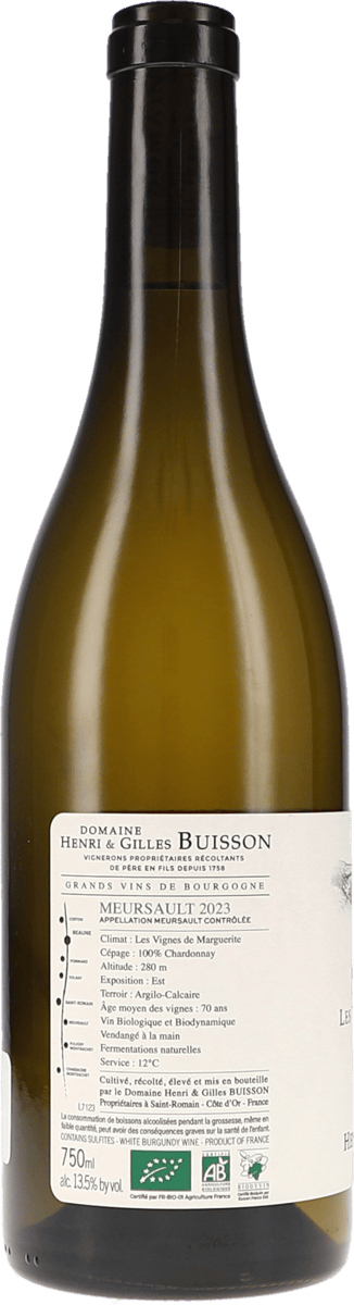 Henri & Gilles Buisson Meursault Les Vignes de Marguerite 2023 750ml Foto 2