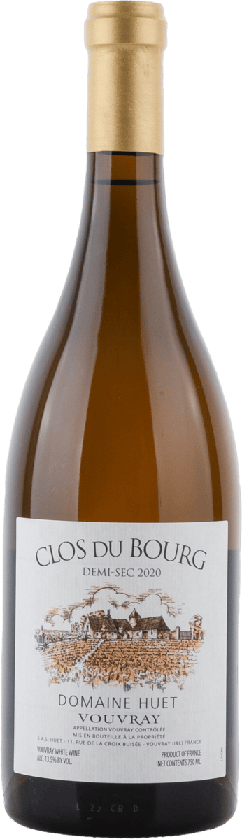 Huet | Loire | Clos du Bourg demi-sec | 2020 | 750ml | bio