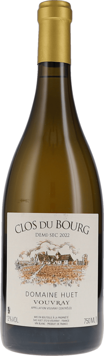 Huet | Loire | Clos du Bourg demi-sec | 2022 | 750ml | bio