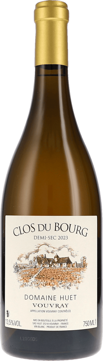 Huet | Loire | Clos du Bourg demi-sec | 2023 | 750ml | bio