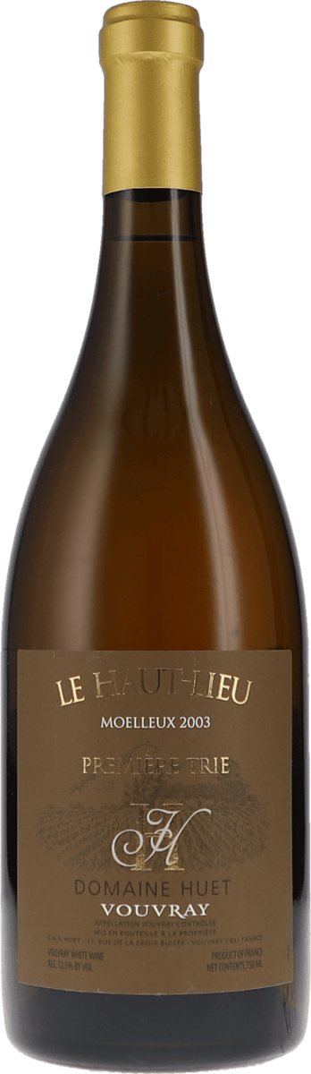 Huet | Loire | Le Haut Lieu Moelleux 1ère Trie | 2003 | 750ml | bio