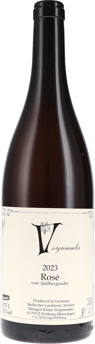 Klaus Vorgrimmler | Baden | Rosé vom Spätburgunder | 2023 | 750ml | bio