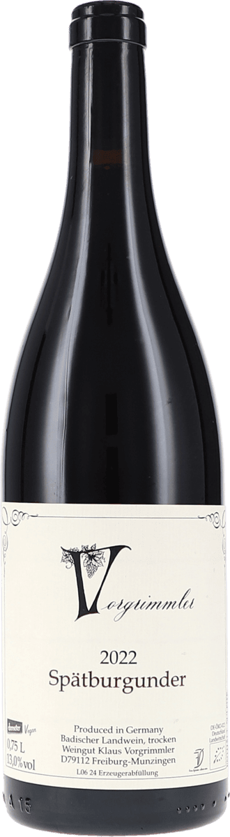 Klaus Vorgrimmler | Baden | Spätburgunder | 2022 | 750ml | bio