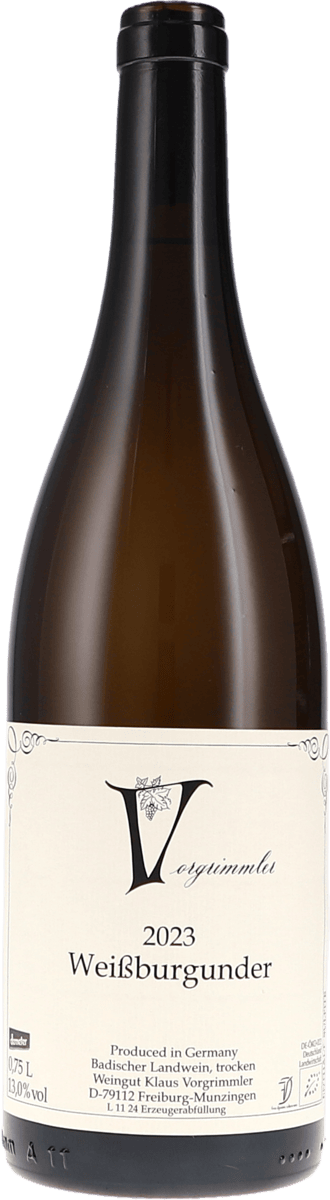 Klaus Vorgrimmler | Baden | Weißburgunder | 2024 | 750ml | bio
