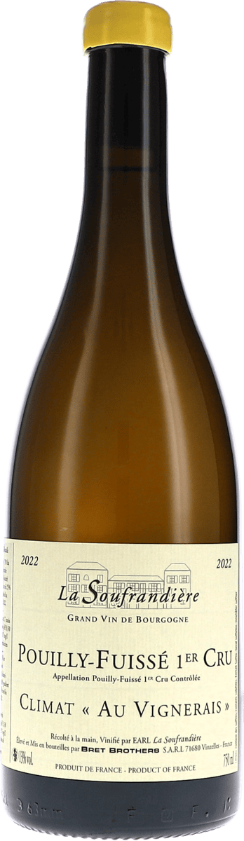 La Soufrandière | Burgund | Pouilly-Fuissé Climat 1er Cru “Au Vignerais” AOC | 2022 | 750ml | bio