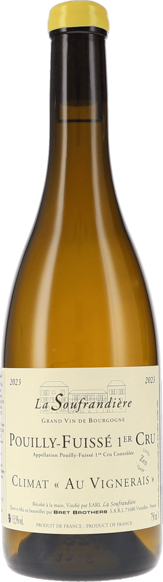 La Soufrandière | Burgund | Pouilly-Fuissé Climat 1er Cru “Au Vignerais” Zen AOC | 2023 | 750ml | bio
