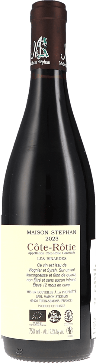 Maison Stephan Côte Rôtie Les Binardes 2023 750ml Foto 3