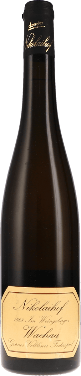 Nikolaihof | Wachau | Im Weingebirge, Grüner Veltliner Federspiel trocken  | 1988 | 750ml