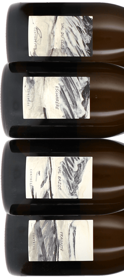 Olivier Horiot | Champagne | Contrées 4x750ml BdN Brut Nature: Fragnoy, Val Bazot, Escharère, Val du Clos | 2010 | 3000ml