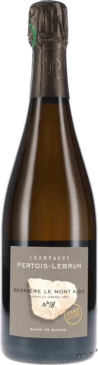Pertois-Lebrun | Champagne | Derrière le Mont Aigu N°18, Sans Sulfites Ajoutés, Chouilly Grand Cru Blanc de Blancs Brut Nature | 2018 | 750ml