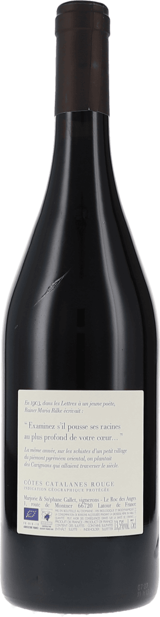 Roc des Anges 1903 Carignan Côtes Catalanes rouge 2022 750ml Foto 2