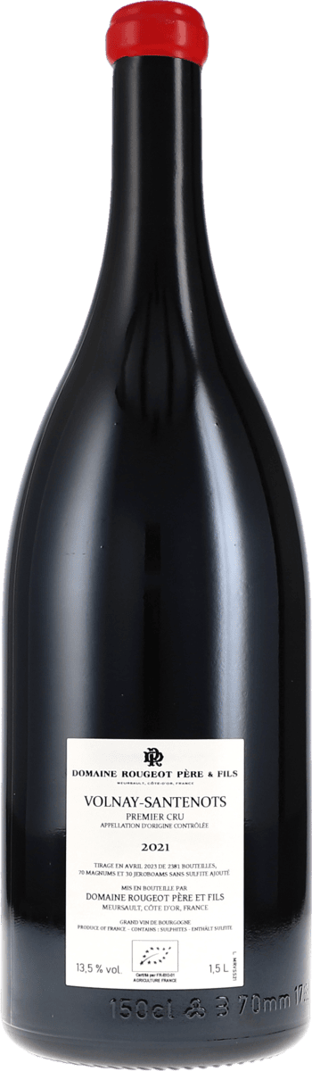 Rougeot Père & Fils Volnay-Santenots Premier Cru Sans Sulfite ajouté 2021 1500ml Foto 3
