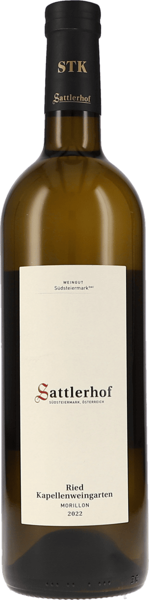 Sattlerhof | Südsteiermark | Ried Kapellenweingarten Morillon DAC | 2022 | 750ml | bio
