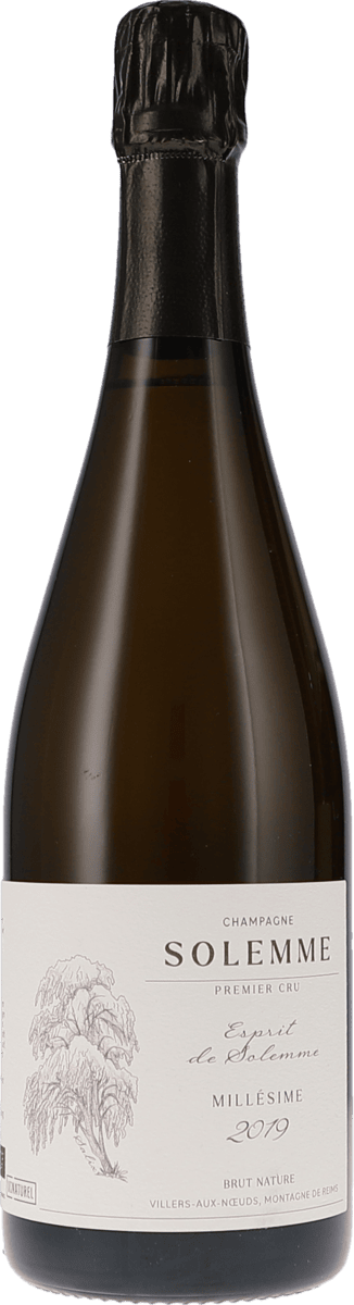 Solemme | Champagne | Esprit de Solemme, 1er Cru Brut Nature, Millésimé | 2019 | 750ml | bio