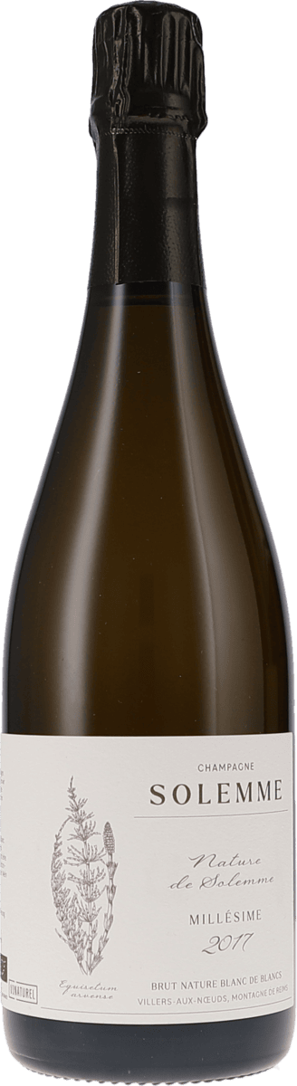 Solemme | Champagne | Nature de Solemme, Blanc de Blancs, Brut Nature, Millésimé | 2017 | 750ml | bio