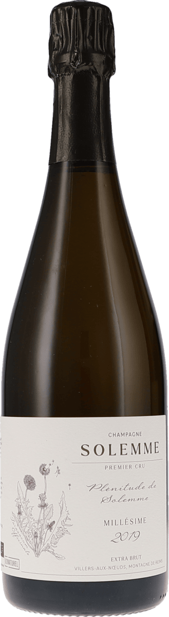 Solemme | Champagne | Plénitude de Solemme, 1er Cru Extra Brut, Millésimé | 2019 | 750ml | bio
