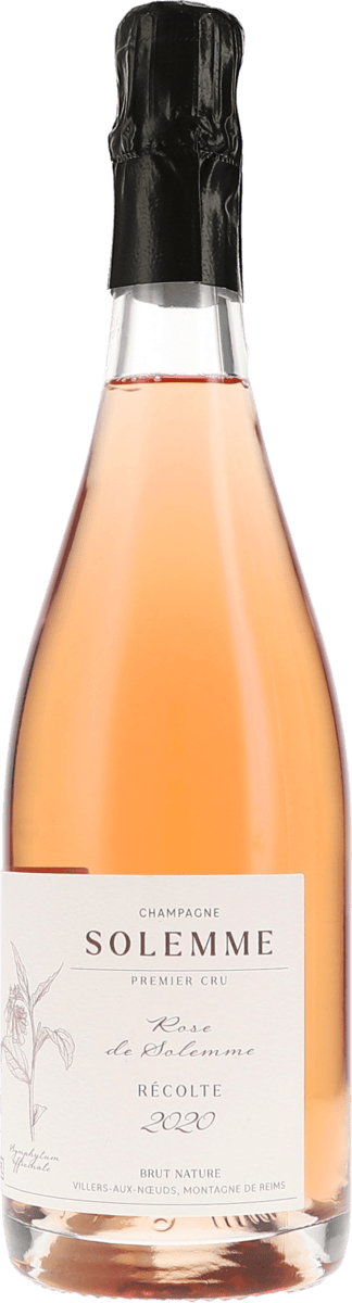 Solemme | Champagne | Rose de Solemme, 1er Cru Brut Nature, Millésimé | 2020 | 750ml | bio