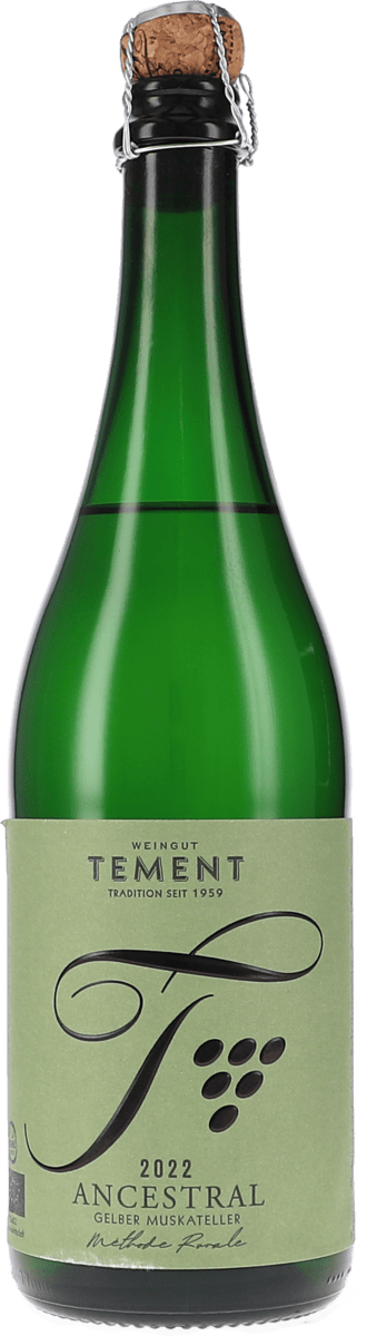 Tement | Südsteiermark | Ancestral Gelber Muskateller Methode Rurale, Brut Nature | 2022 | 750ml | bio