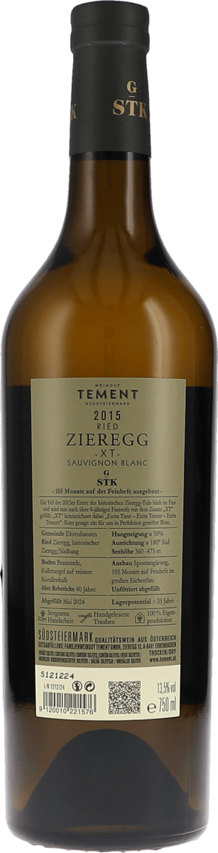 Tement Ried Zieregg XT Sauvignon blanc Große STK 2015 750ml Foto 2
