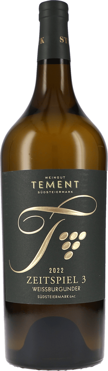 Tement | Südsteiermark | Weisser Burgunder “Zeitspiel 3” Spätfüllung | 2022 | 1500ml | bio