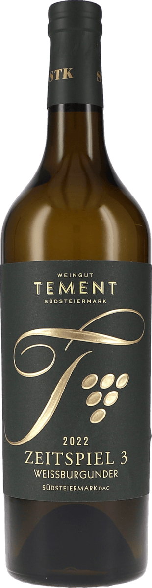 Tement | Südsteiermark | Weisser Burgunder “Zeitspiel 3” Spätfüllung | 2022 | 750ml | bio