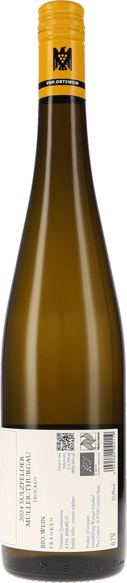 Zehnthof Luckert Sulzfelder Müller-Thurgau 2024, 750ml Foto 2