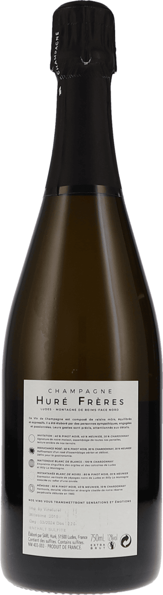 Huré Frères | Champagne | Inattendue, Blanc de Blancs, Extra Brut | 2019 | 750ml – Bild 2