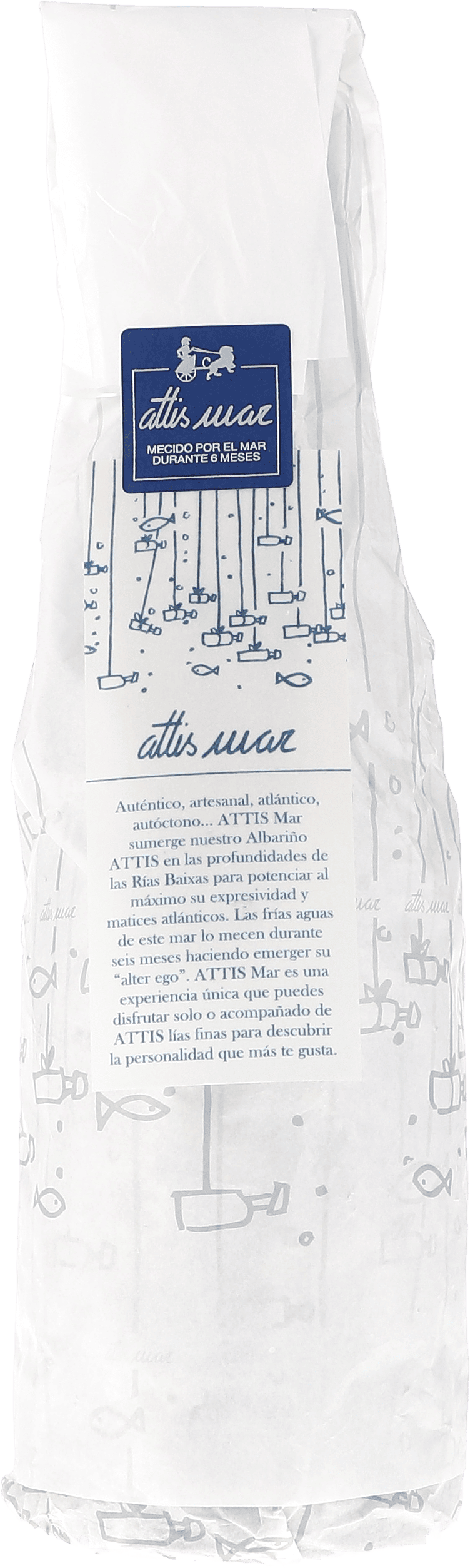 Attis Bodegas y Vinedos | Rías Baixas | Attis Mar, gereift 9m unter Wasser im Galizischen Meer | 2022 | 1500ml