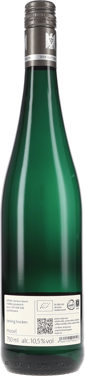Clemens Busch Riesling 2025, 750ml Flasche, Foto 2