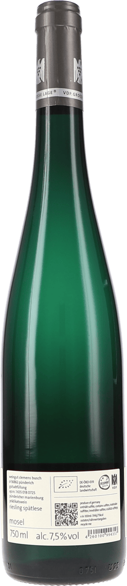 Clemens Busch Riesling Marienburg Spätlese 2024, 750ml Flasche, Foto 2