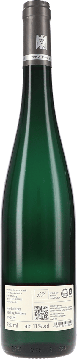 Clemens Busch Riesling vom grauen Schiefer 2024, 750ml Flasche, Foto 2