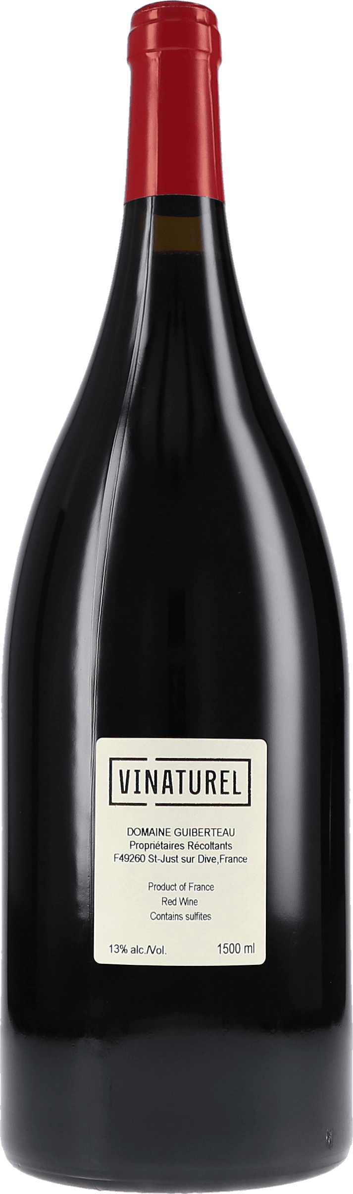 Guiberteau Saumur rouge 2022, 1500ml bottle, photo 2