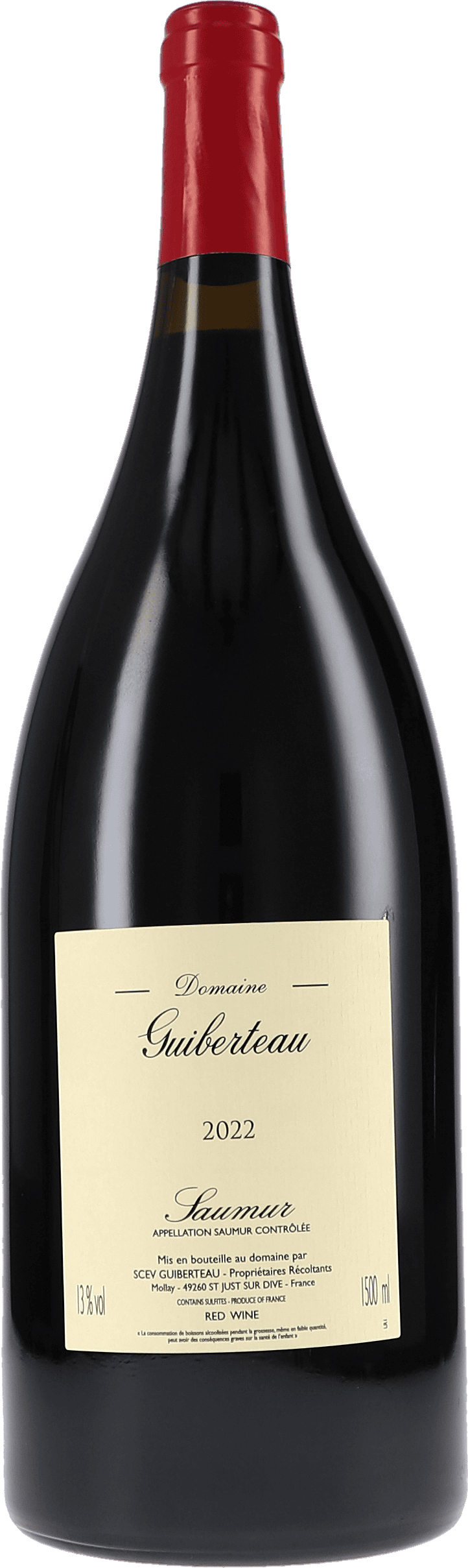Guiberteau | Loire | Saumur rouge AOC | 2022 | 1500ml
