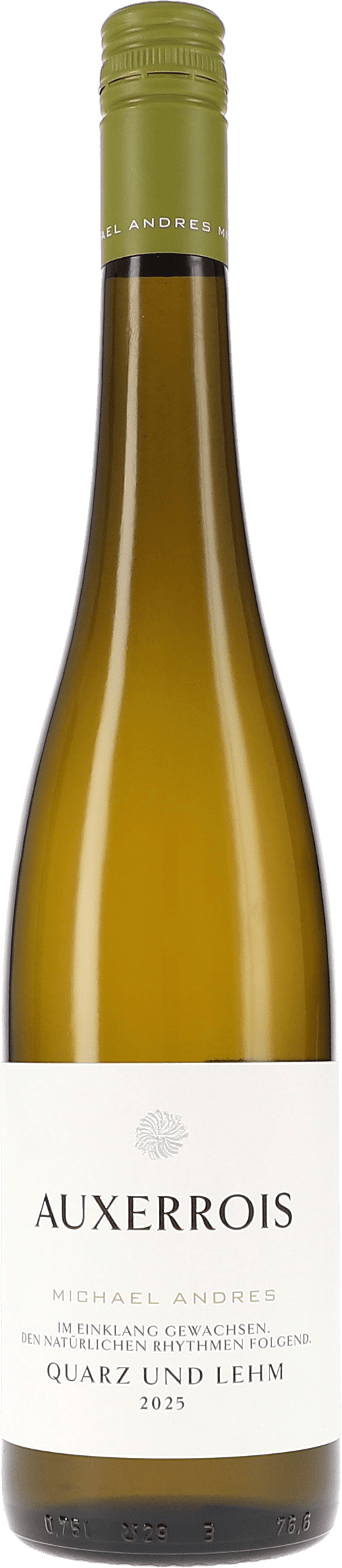 Michael Andres | Pfalz | Auxerrois, Quarz und Lehm | 2025 | 750ml | bio