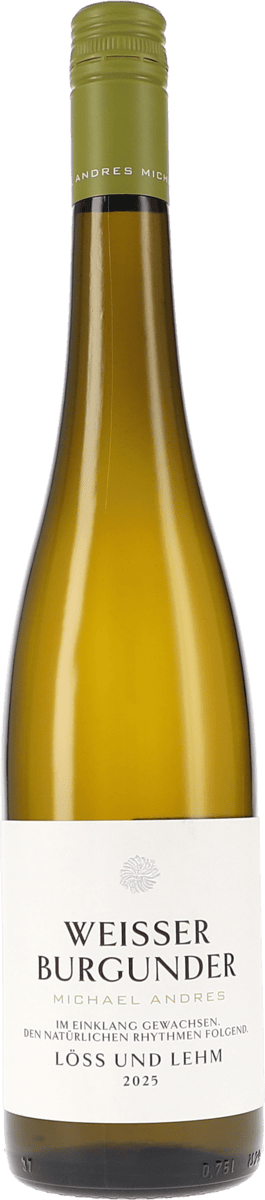 Michael Andres | Pfalz | Weisser Burgunder, Löss und Lehm | 2025 | 750ml | bio