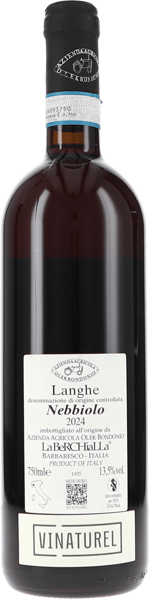 Olek Bondonio Langhe Nebbiolo 2024, 750ml bottle, photo 2