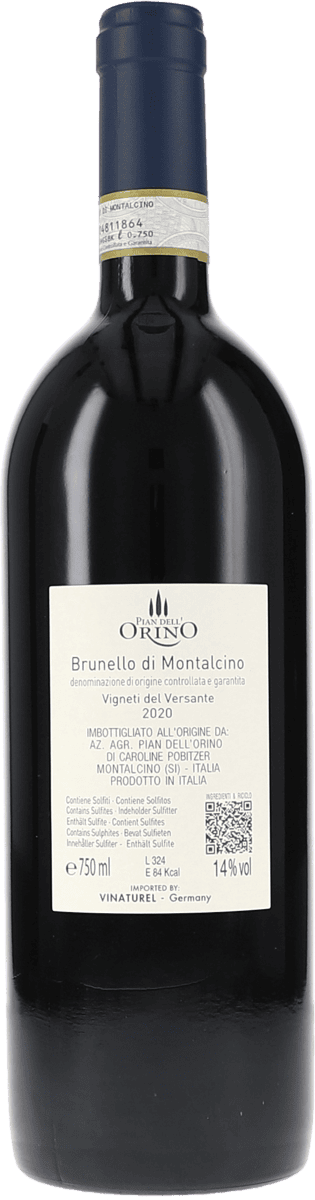 Pian Dell-Orino Brunello di Montalcino Vigneti del Versante 2020, 750ml bottle, photo 2