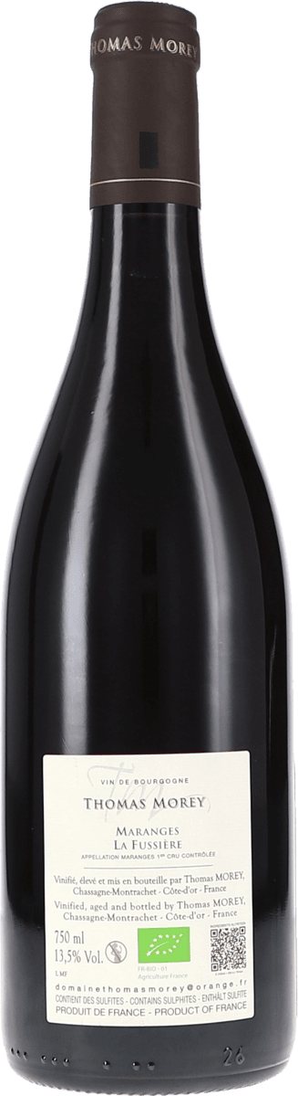 Thomas Morey Maranges 1er Cru rouge La Fussière 2024, 750ml bottle, photo 2