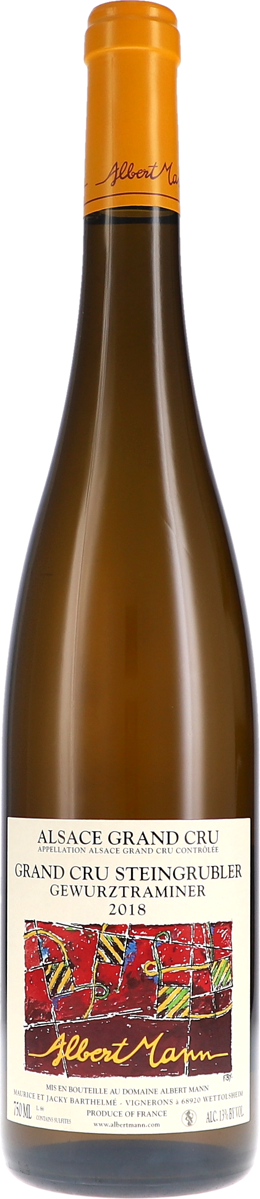Albert Mann | Alsace | Gewürztraminer Steingrubler Grand Cru | 2018 | 750ml | bio