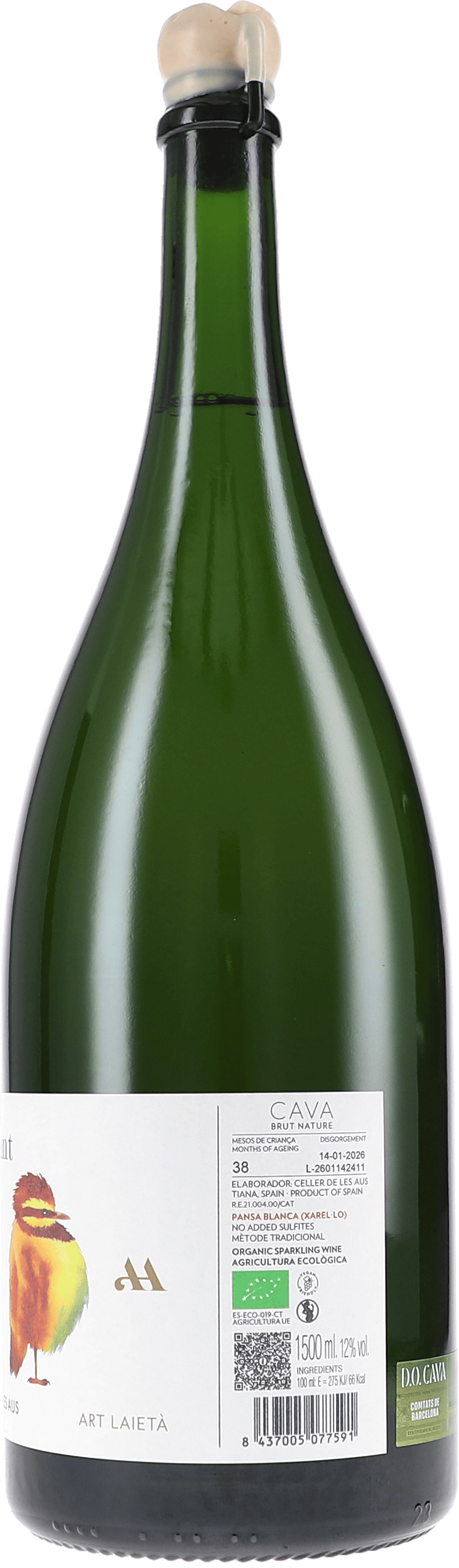 Alta Alella AUS Bruant Brut Nature 2022, 1500ml bottle, photo 2