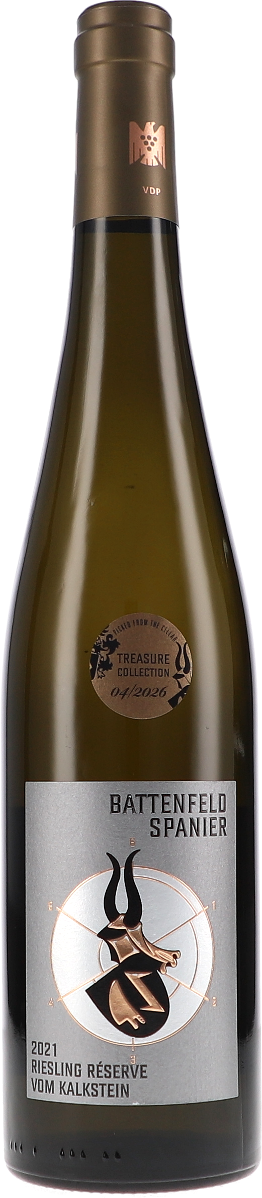 Battenfeld-Spanier | Rheinhessen | Riesling Réserve vom Kalkstein trocken “Treasure Collection” | 2021 | 750ml | bio