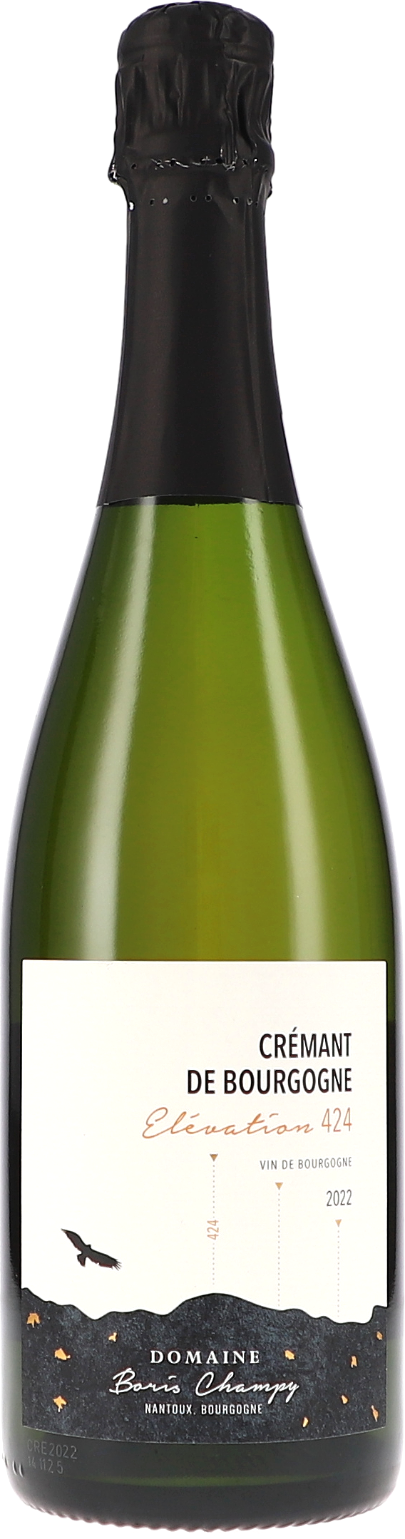 Boris Champy | Burgund | Elévation 424, Crémant de Bourgogne, Extra Brut AOP | 2022 | 750ml | bio